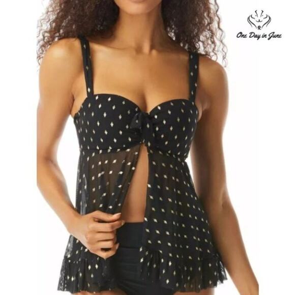 Coco Reef Allure Underwire Tankini Top Size 32D - Picture 1 of 4